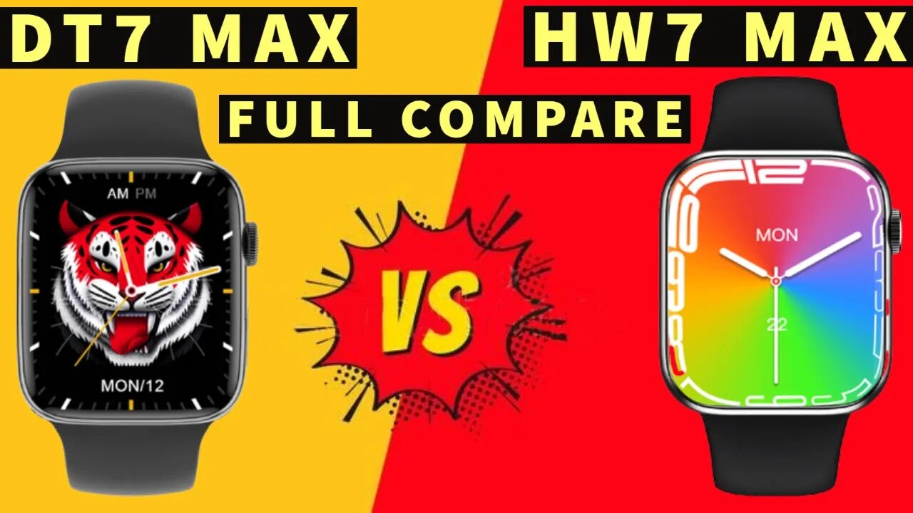 IWO DT7 Max vs HW7 Max Full Compare best Series 7 smart watch #2