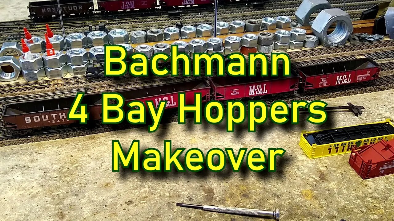 Bachmann Hopper Cars Makeover in depth