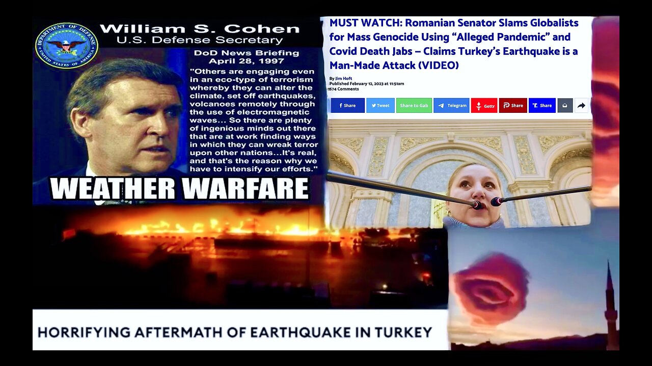 USA Accused Of Eco Terrorism Was HAARP Used To Create Earthquakes In Turkey Syria Killing Thousands