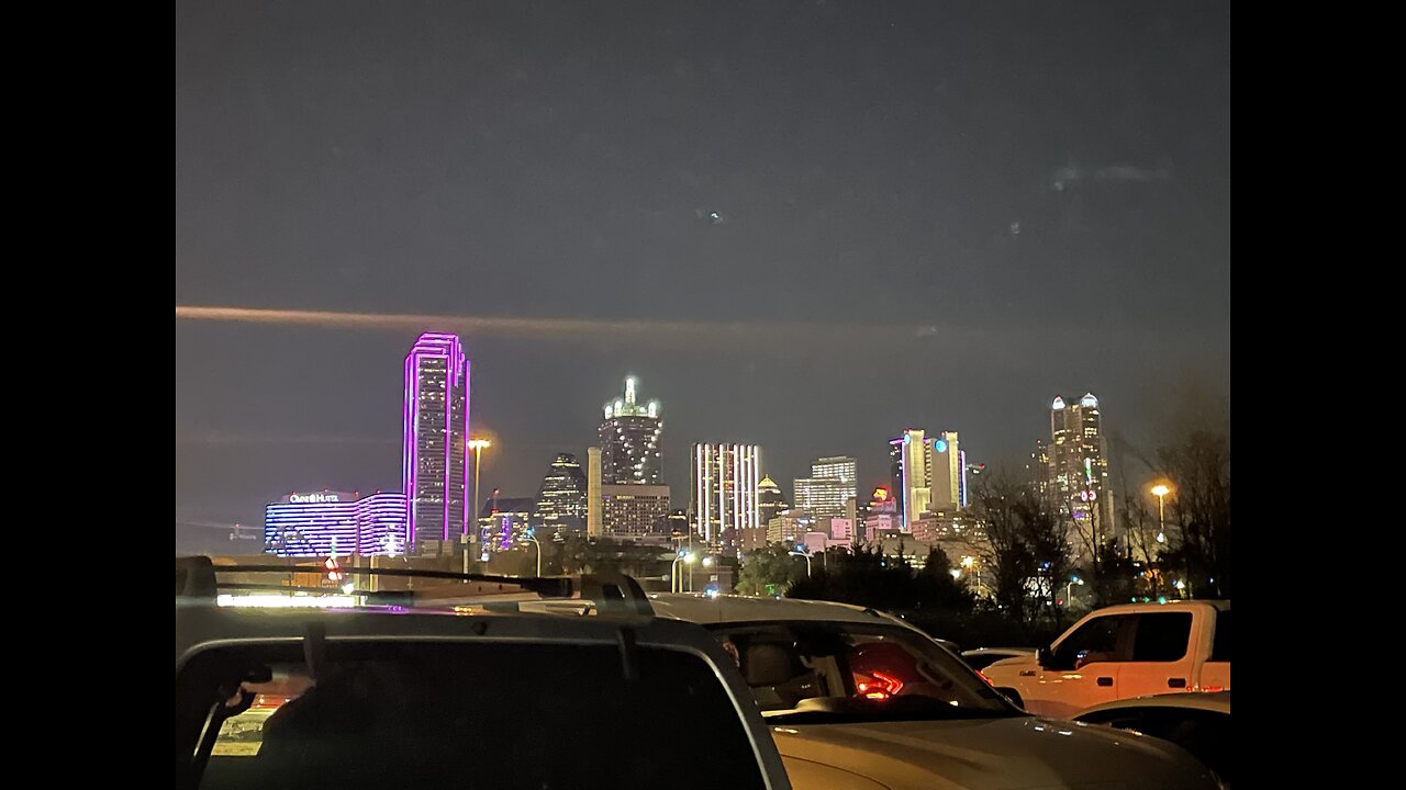 Happy New Year Reunion Tower Dallas Fireworks and Drone Show 2023