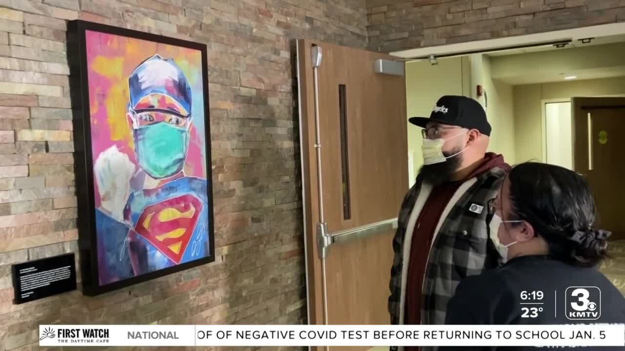 Artist recovering from COVID-19 honors healthcare workers