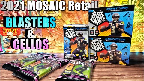 2021 MOSAIC Football BLASTER BOX & CELLOS | Finally Some Retail, Let's Hunt for Genesis & Honeycomb!