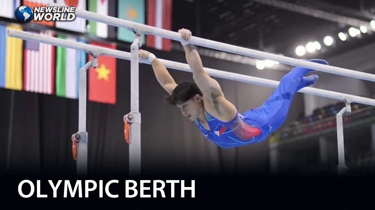 Filipino gymnast Carlos Yulo qualifies for Paris Olympics