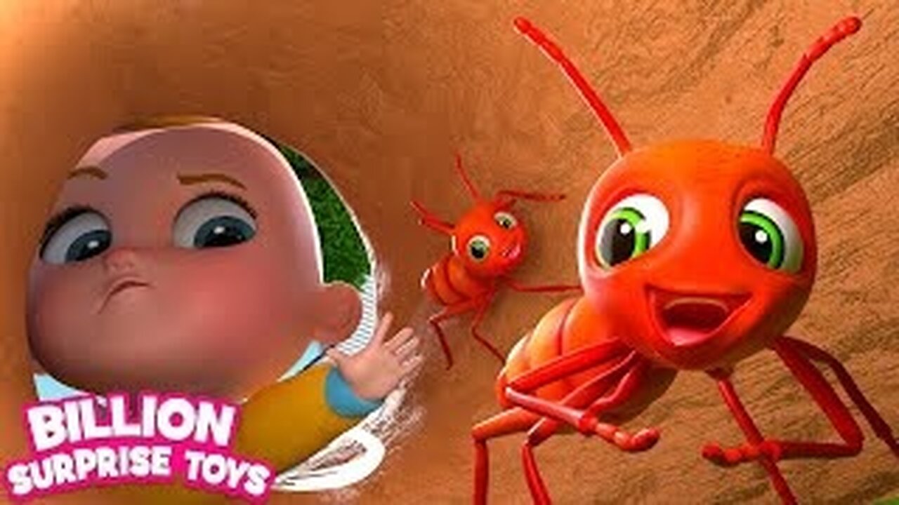 Find and Learn INSECTS around You! - BillionSurpriseToys Nursery Rhymes & Kids Songs