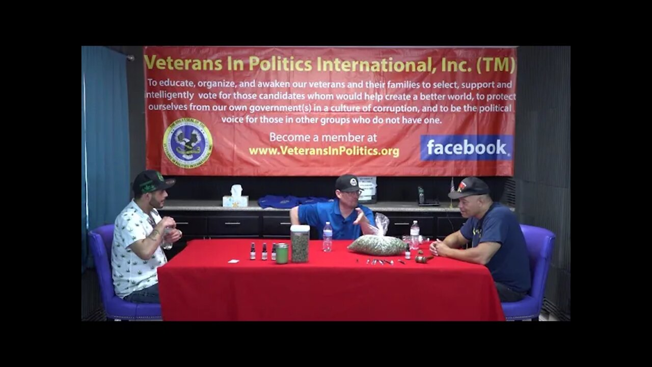 Ron Andolina Plant Manager Biopharma discussing the usage of marijuana on the Veterans In Politics