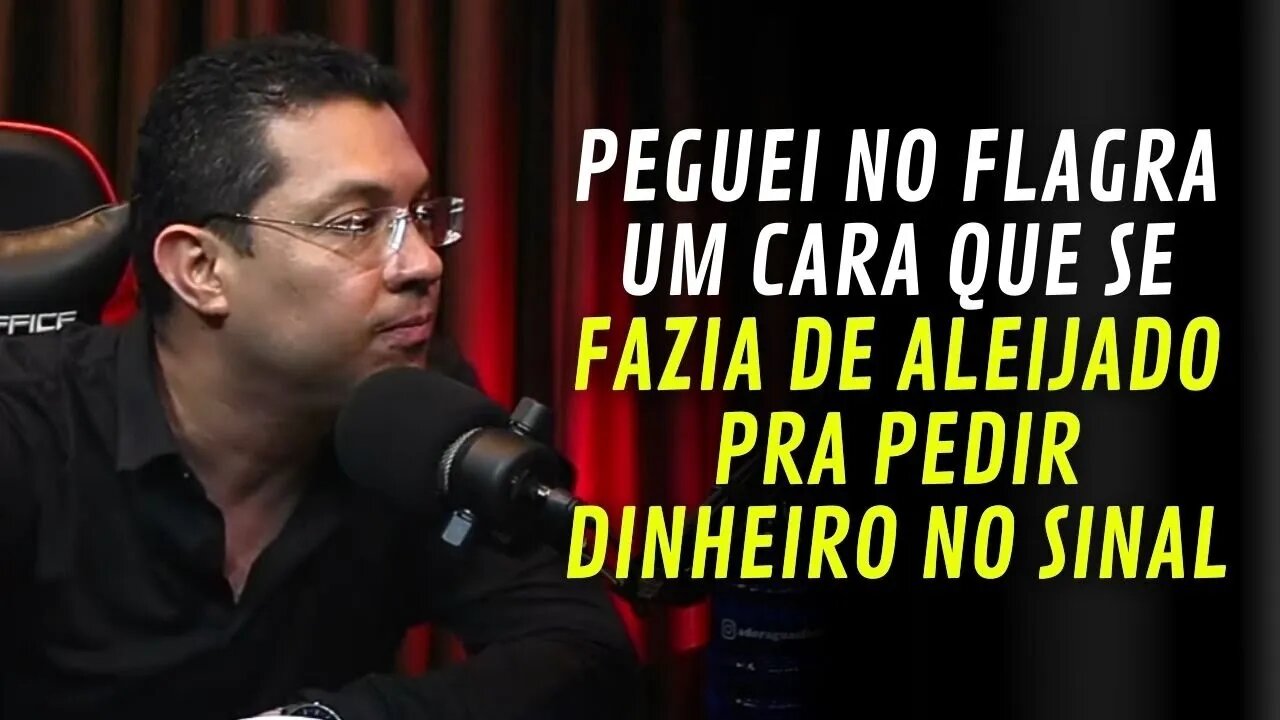 PEGUEI NO FLAGRA UM FALSO ALEIJADO QUE PEDIA DINHEIRO NO SINAL | #52 CORTES DO LOBÃO