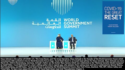 Great Reset | "Artificial Intelligence Particularly If It's Self-Replicating? Synethic Biology? Who Masters Those Technologies Will Be the Master of the World. " - Klaus Schwab