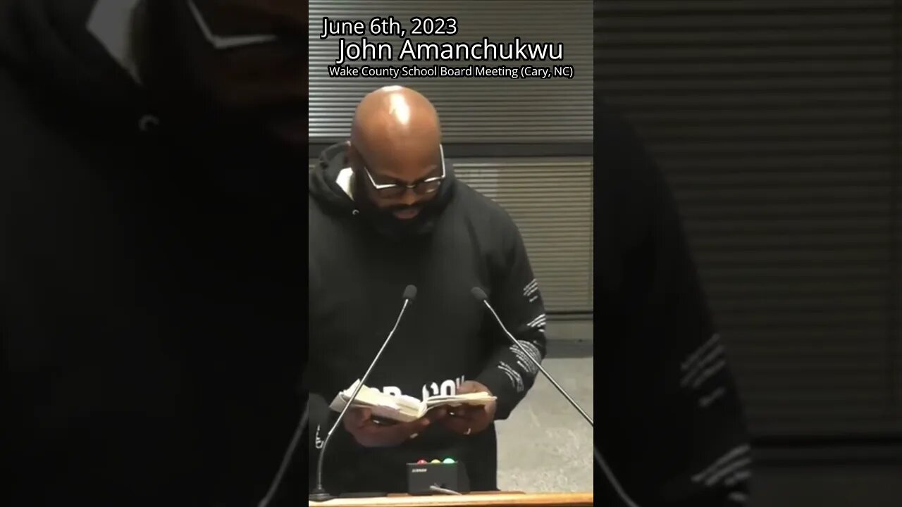 (2/3) John Amanchukwu Public Comment (06-06-2023) #shorts #shortsfeed #news #politics #school