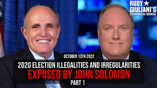 2020 Election Illegalities and Irregularities. Exposed by John Solomon Part 1 | Rudy Giuliani