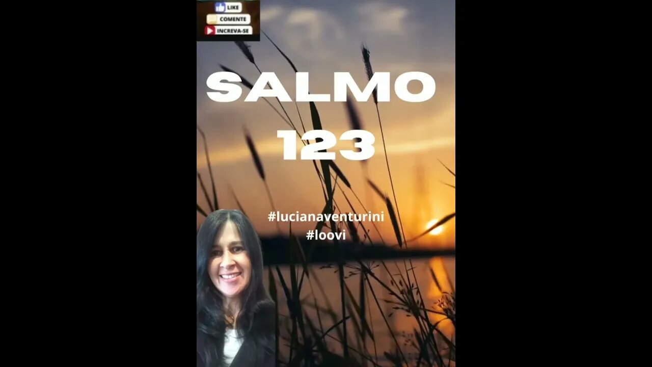 Para ti, ó Deus, levanto os olhos - Salmo 123 #shorts