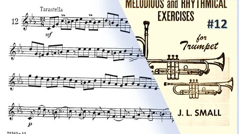 🎺🎺🎺 [TRUMPET ETUDE] Small 27 Melodical and Rhythmical exerc. forTrumpet- #12 por Helder Passinho Jr.