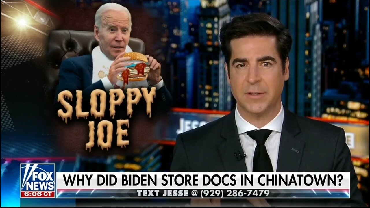 Biden Has Top Secret Documents Everywhere: Watters