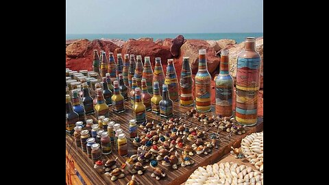 Rainbow Valley-Island of Hormuz-Vale Arco-íris -ilha de Ormuz