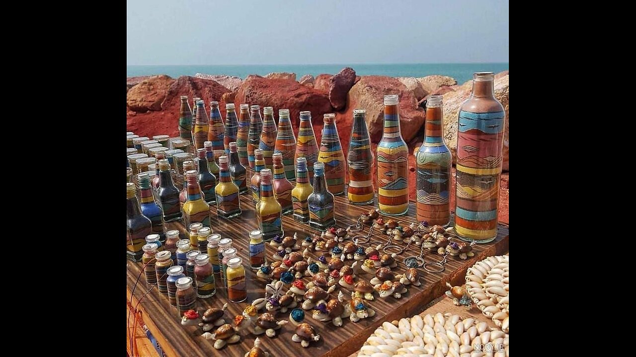 Rainbow Valley-Island of Hormuz-Vale Arco-íris -ilha de Ormuz
