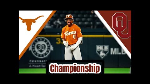 #5 Texas vs #3 Oklahoma Highlights | Big 12 Championship | 2022 College Baseball Highlights
