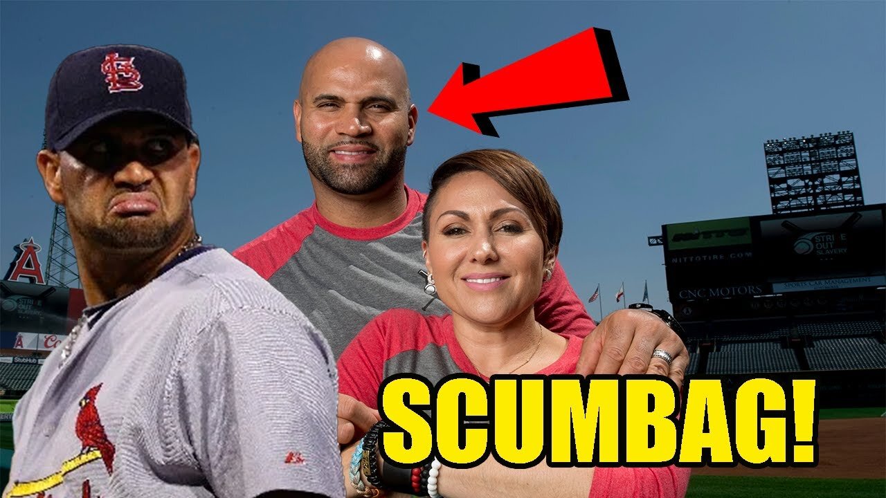 SCUMBAG Albert Pujols does this to his wife! | I have NO RESPECT for him anymore!