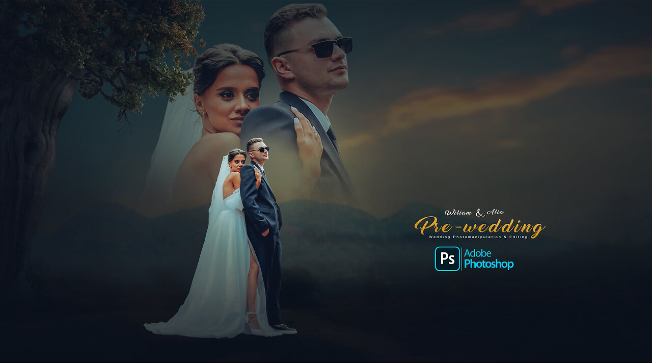 Pre wedding Photoshop Tutorial