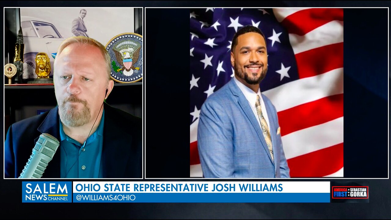 Trans bans in Ohio? State Rep. Josh Williams with Bob Frantz on AMERICA First