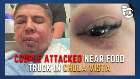 Couple beaten, mugged outside food truck in Chula Vista