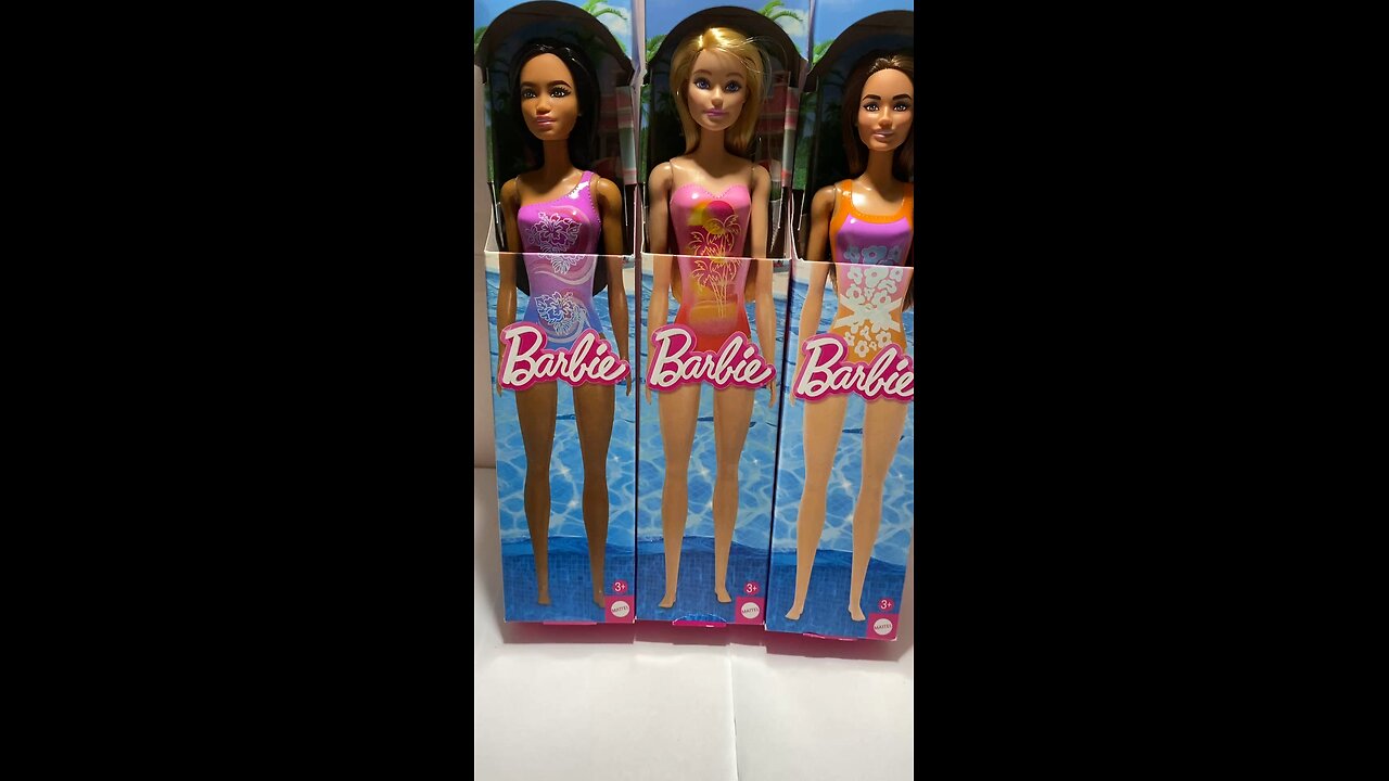 Mini-Vlog: Stop & Shop! Lot of 3 Different Styles of Summer/Pool/Beach/Tropical BARBIE DOLLS (New)