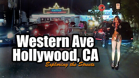 Western Ave, Hollywood, California, USA 🎥 Exploring the Streets - Ep 3