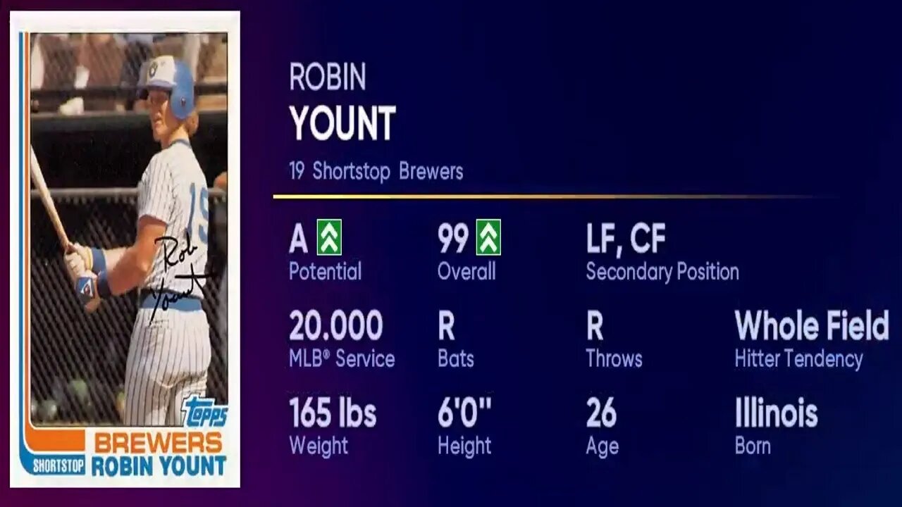 How To Create Robin Yount MLB The Show 22