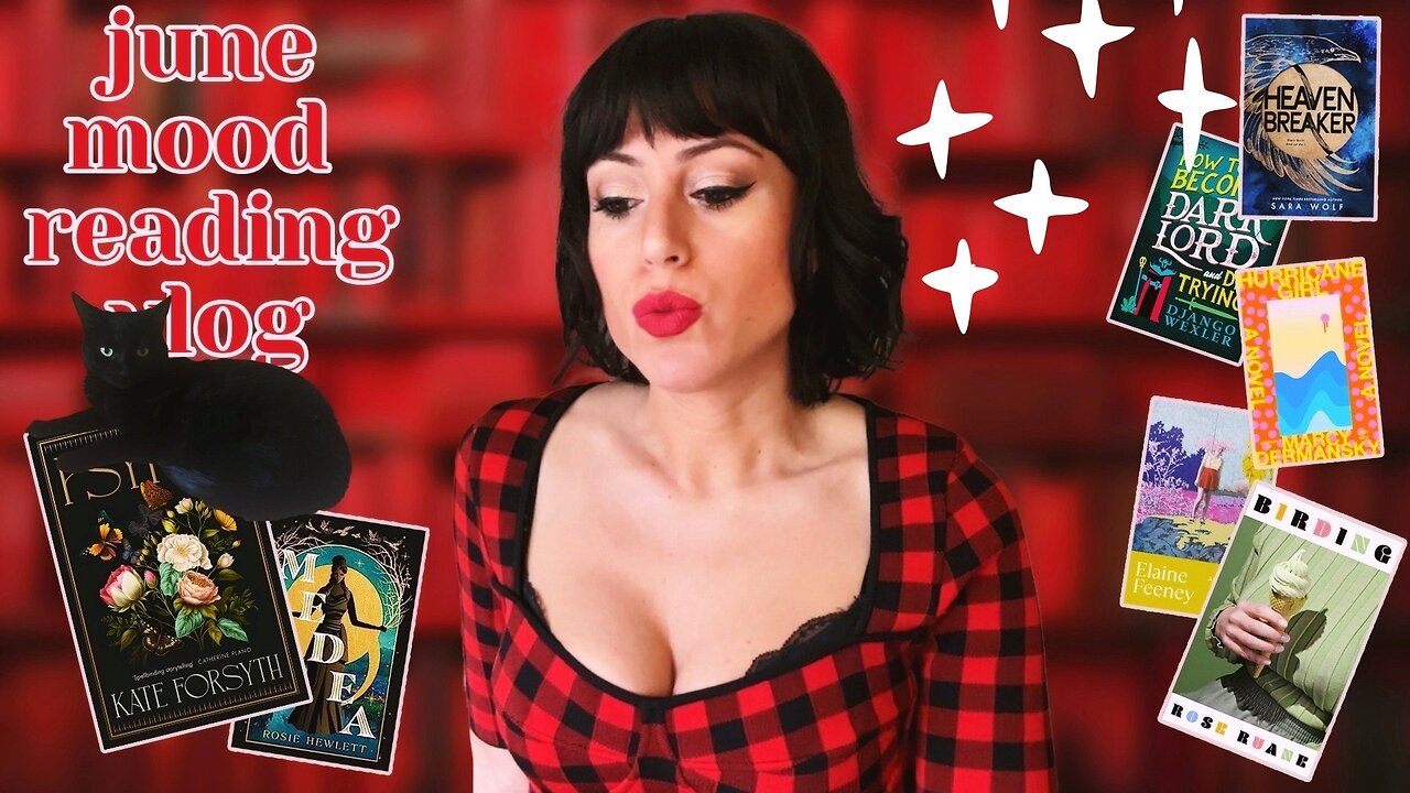 spiteful gods, scorned women, dark lord tournaments & more | june mood reading vlog | 7 books