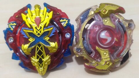 XENO XCALIUS .M.I vs STORM SPRYZEN .K.U | Beyblade Burst | Batalha em 10 Rounds