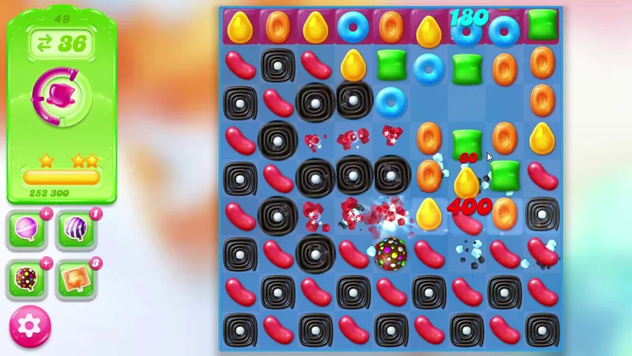 Candy Crush Jelly Saga Level 49