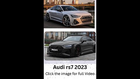 Unleashing Luxury: The Audi RS7 Experience