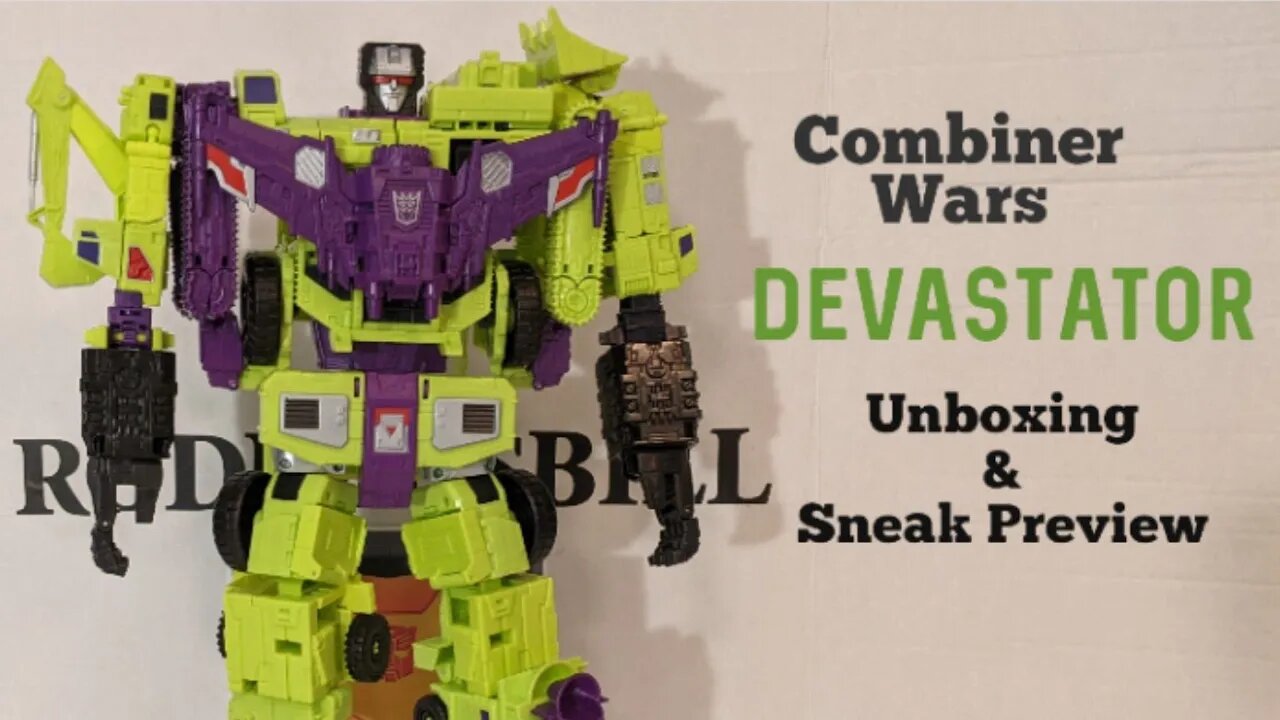 Combiner Wars Devastator Titan Class Unboxing and Sneak Preview by Rodimusbill