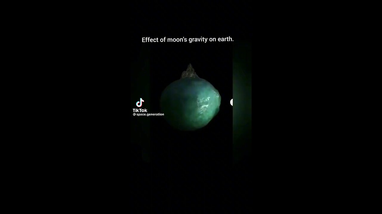 Effects of moon’s gravity on earth