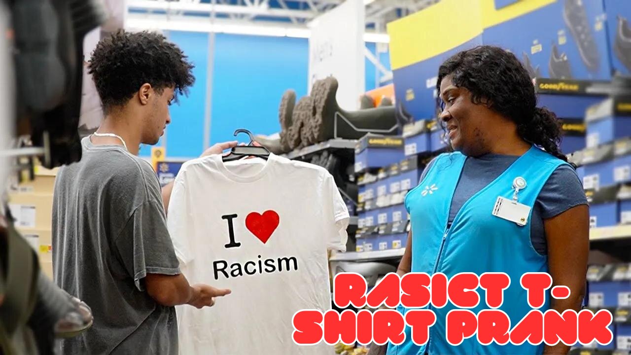 ASH ALK RACIST T-SHIRT PRANK (REACTION)