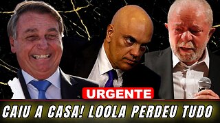 URGENTE "MORAES NERVOSO" CONFLITO IMENSO DO PT COM STF “CASA CAIU GERAL” L00LA ACABOU PERDENDO TUDO