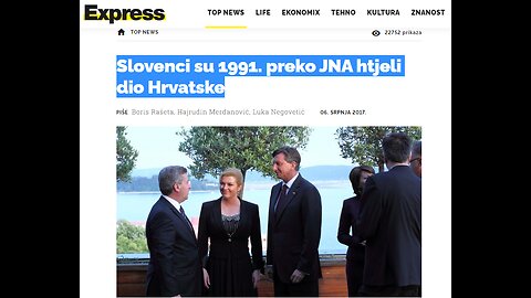 Slovenia WANTED WITH YUGOSLAV ARMY ASSSTANCE A PART OF CROATIA IN 1991