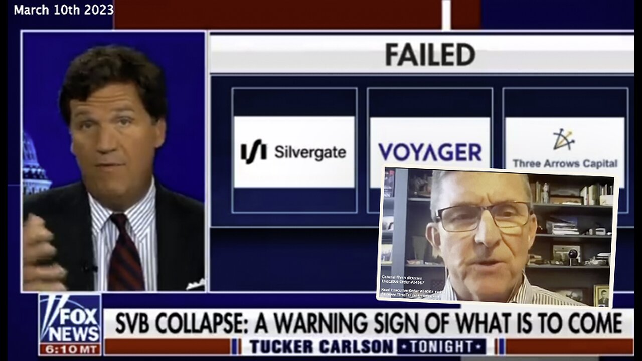 Silicon Valley Bank | "I Want People to Go Read Executive Order #14067, Signed By Joe Biden the 8th of March 2022. It Will Into Effect 13th of December 2022. There Are Elements That Are Testing Central Bank Digital Currency." - General Flynn