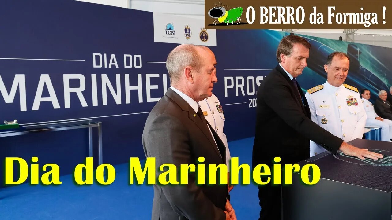 Bolsonaro discursa na Cerimônia do Dia do Marinheiro