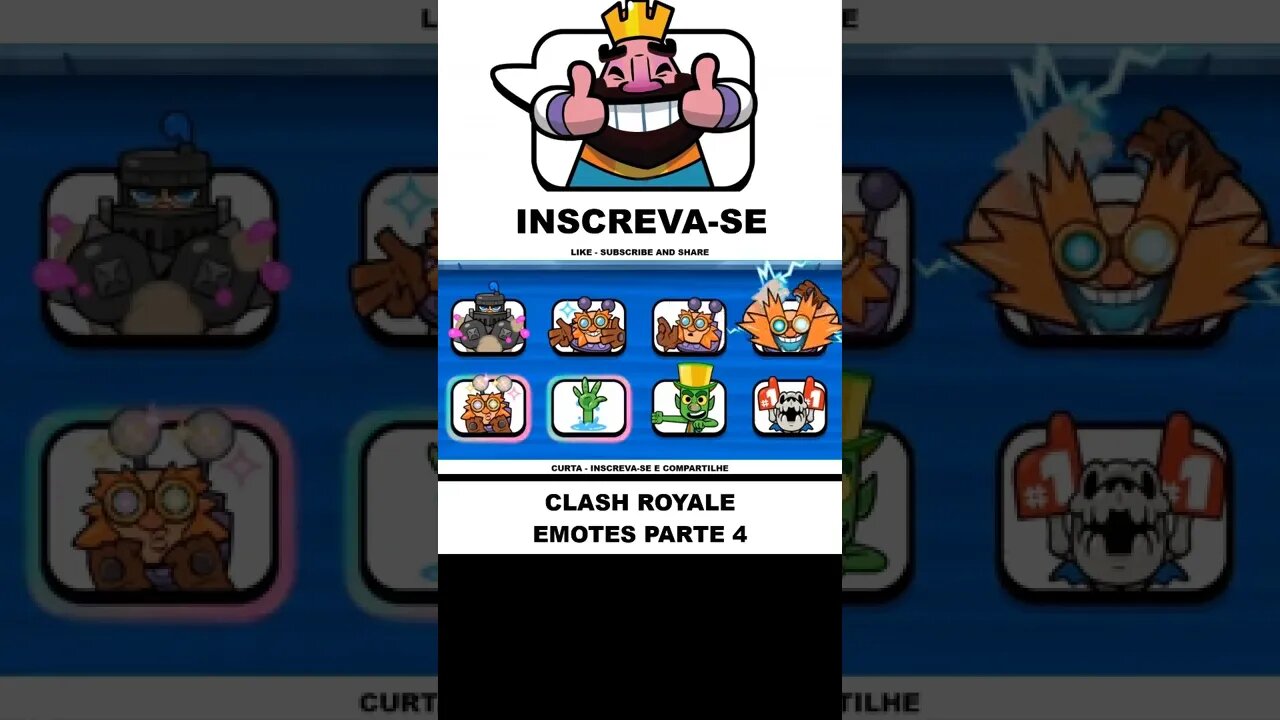 Clash Royale Emotes Parte 4 #shorts #clashroyal #clash #clashroyale #royale #supercell