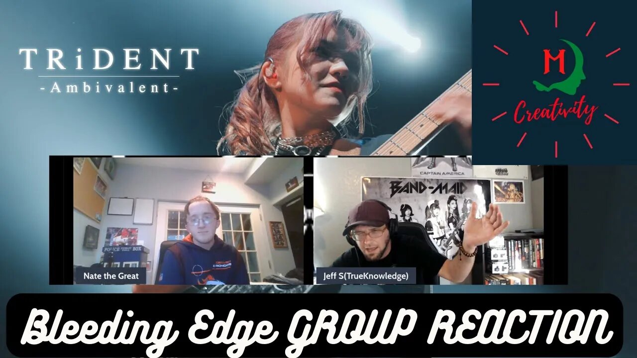 A GROUP Reaction of Trident- Ambivalent/ Live Music Video at Zepp Haneda- With Nate The Great