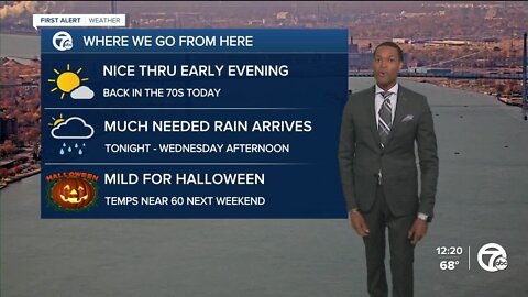 Here comes the rain