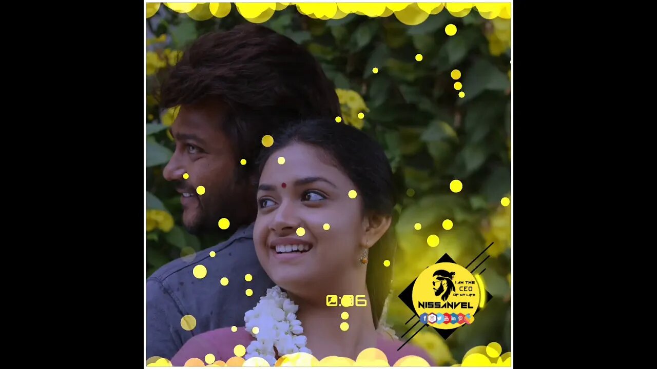 nee uruvaaga | Pambhu sattai | #Keerthy suresh #whatsappstatus #shorts #viralbgm