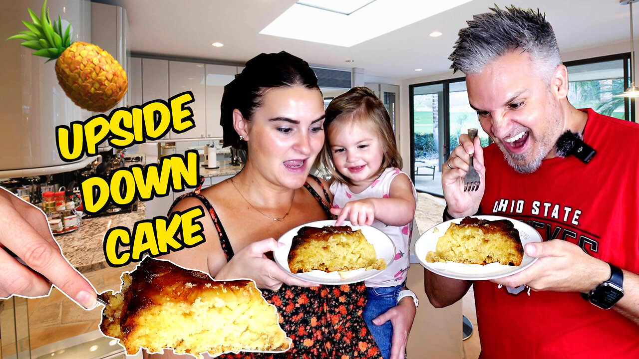 Brits Try [Pineapple Upside Down Cake] For The First Time!