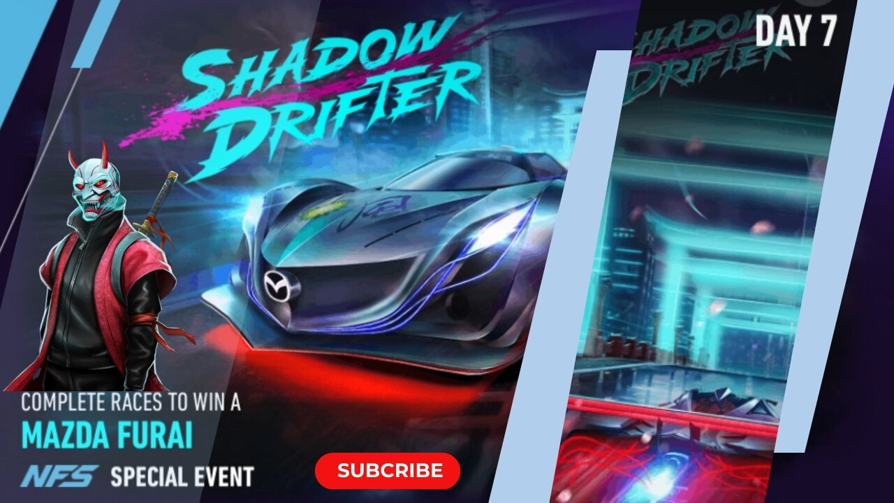 Need for Speed No Limits - Shadow Drifter | Special Event | 2008 Mazda Furai | Day 7