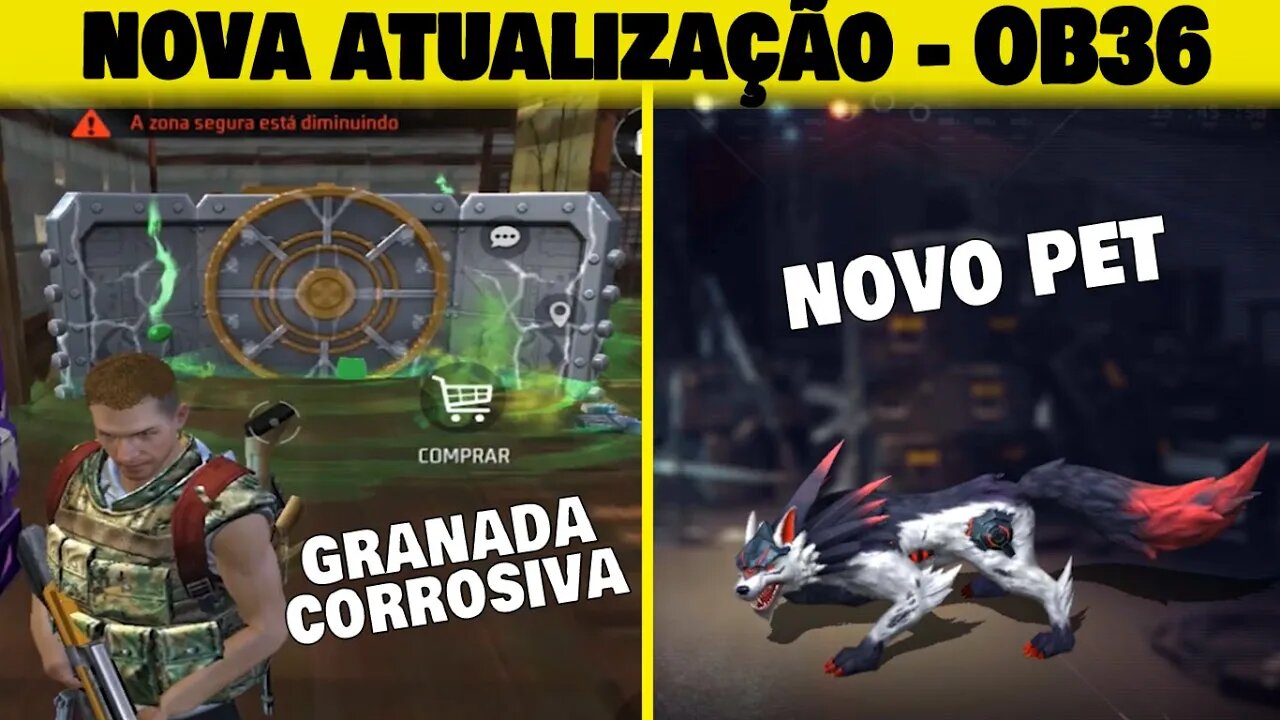 NOVAS MUDANÇAS NA ATUALIZAÇÃO NO SERVIDOR AVANÇADO | PARTE 3 - GARENA FREE FIRE