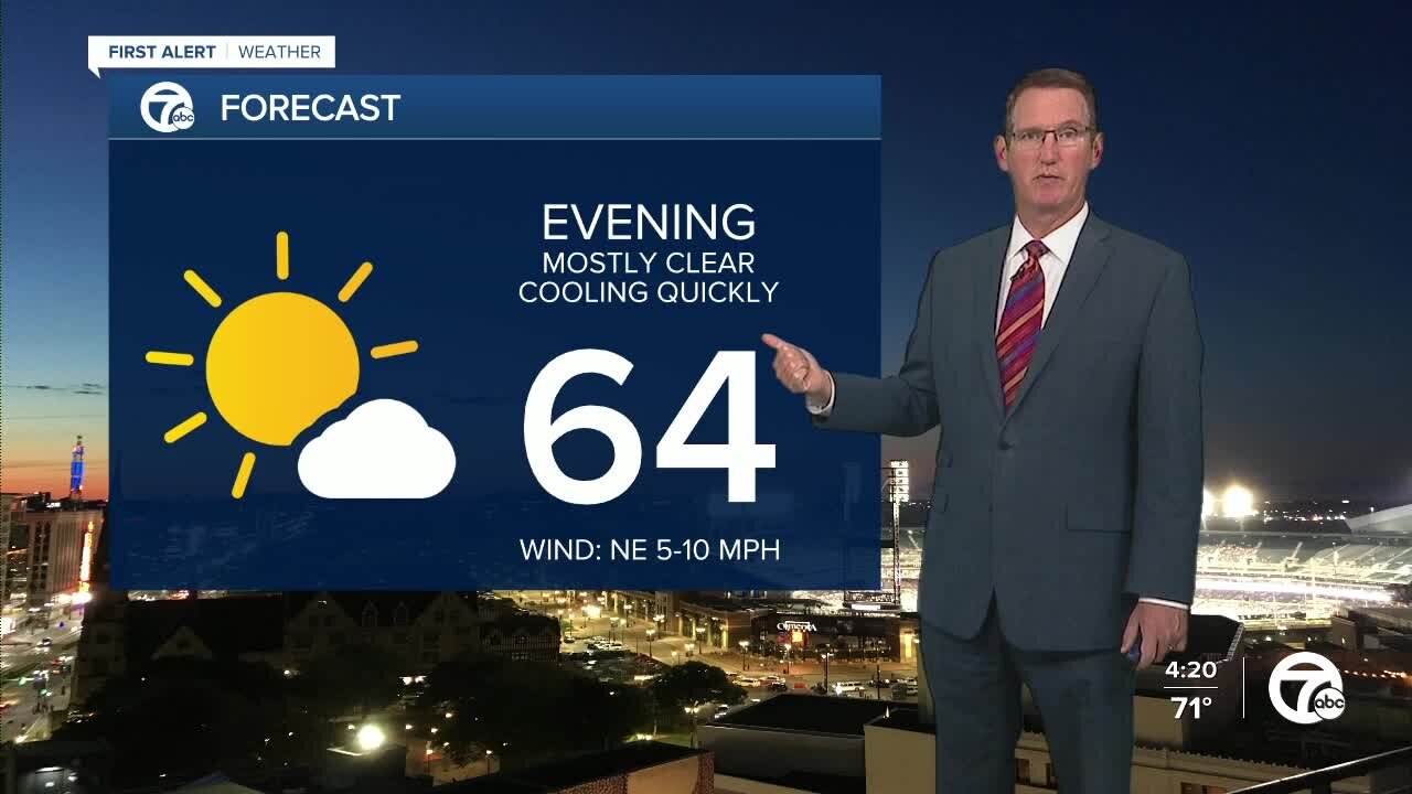 More sun and seasonal temps