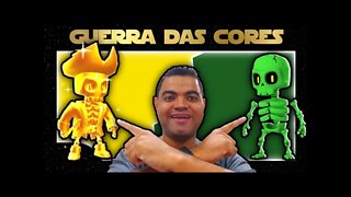 #STUMBLEGUYS GUERRA DAS CORES AMARELO VS VERDE