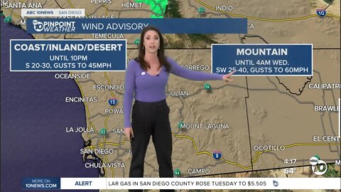 ABC 10News Pinpoint Weather with Meteorologist Megan Parry