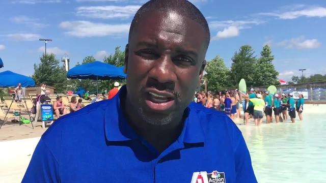 Local kids participate in World's Largest Swim Lesson