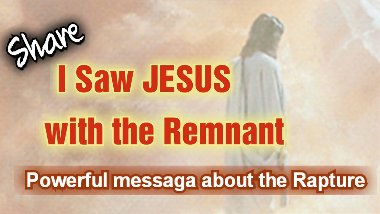 I Saw Jesus with the Remnant. Listen until the end Powerful Message from YAHWEH. #bible #jesus