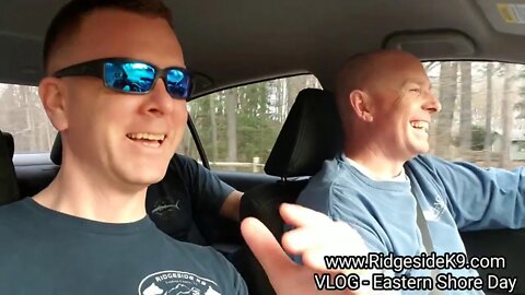 VLOG - Dog Training. Eastern Shore Training Day